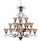 Maxim Lighting Symphony 15-Light 49" Wide Oil Rubbed Bronze Chandelier 11239SAOI - alternate 1